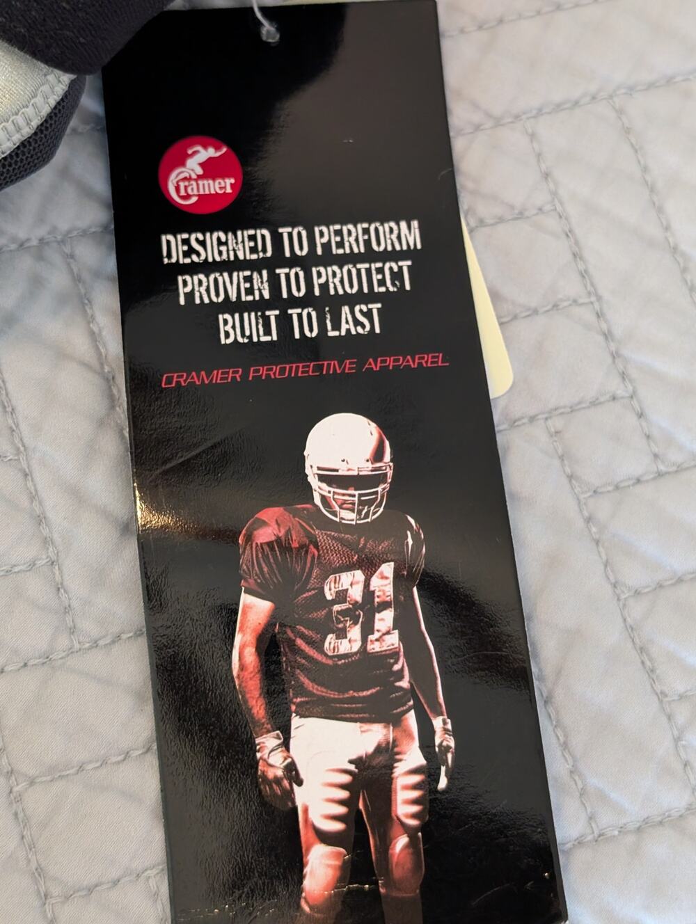 NWT Cramer Men's Size M Grey Skill 7 Integrated Football Pants (0886)